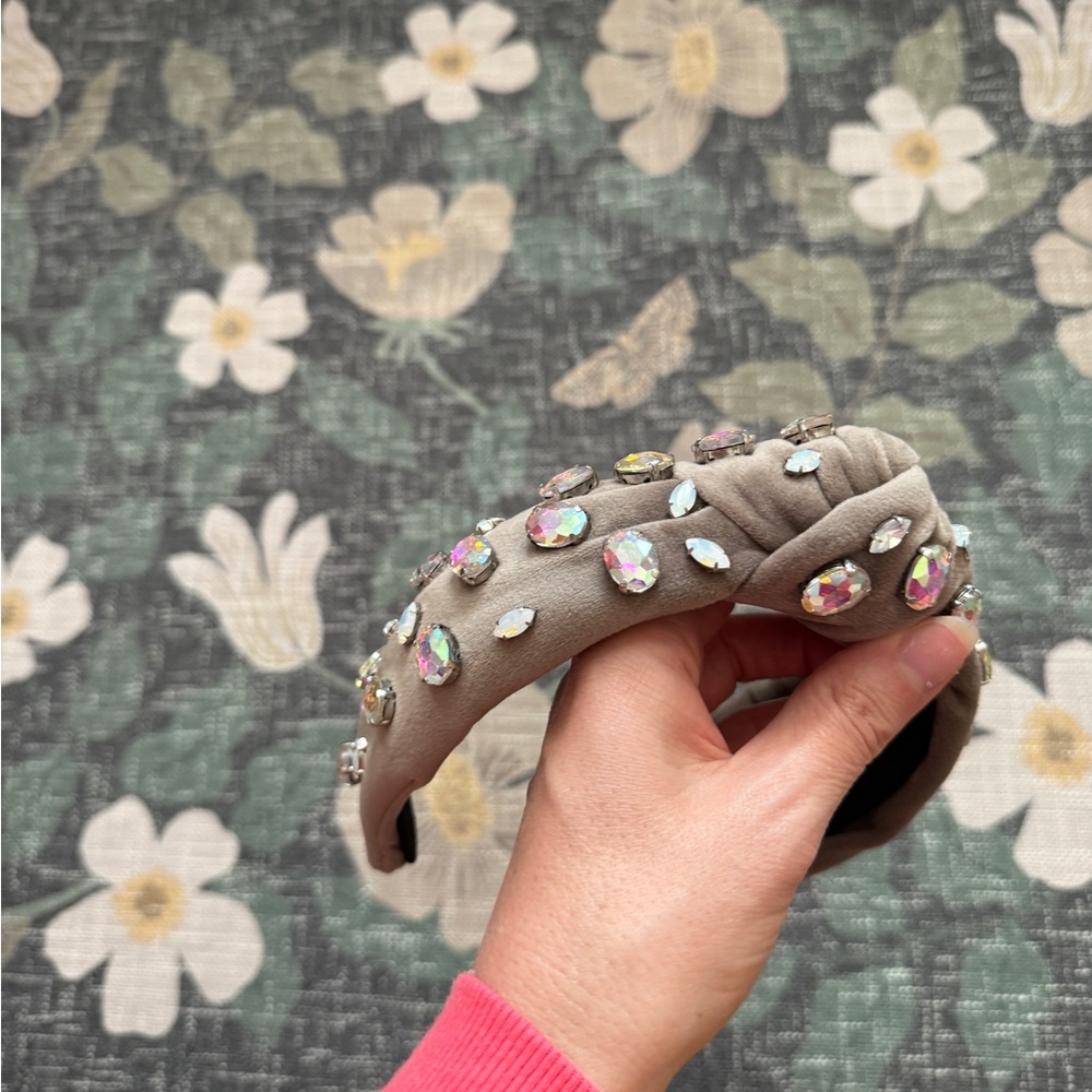 Embellished Headband with Rhinestones